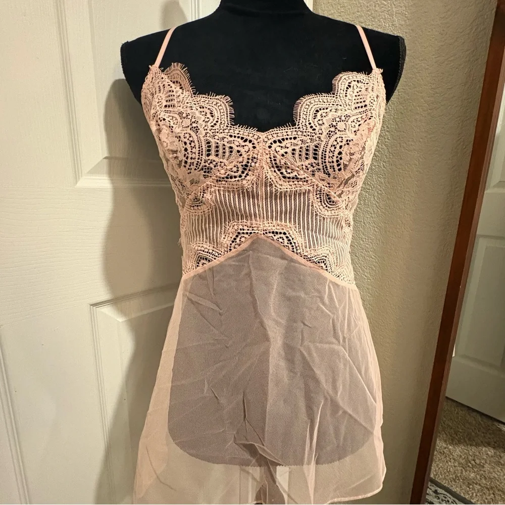 Victoria's Secret Blush Lace Chemise